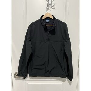 Propper Men's 1/4 Zip Soft Shell Job Shirt Black Size Small Durability